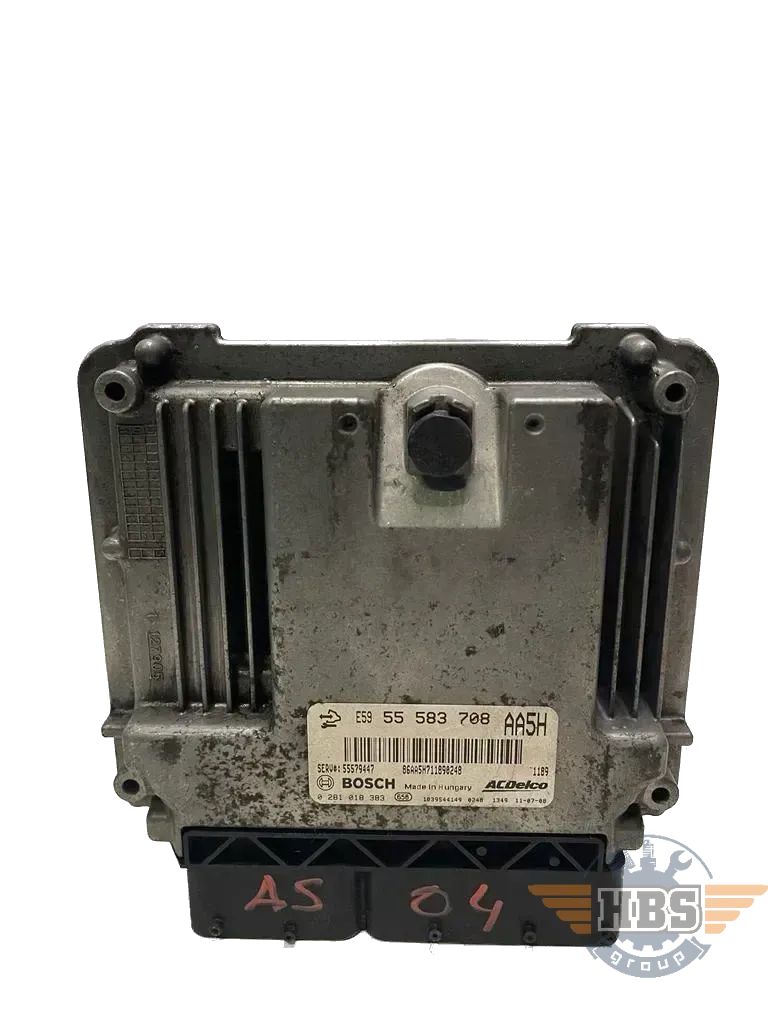 Chevrolet Aveo ECU Motorsteuergerät Steuergerät 55583708 0281018383