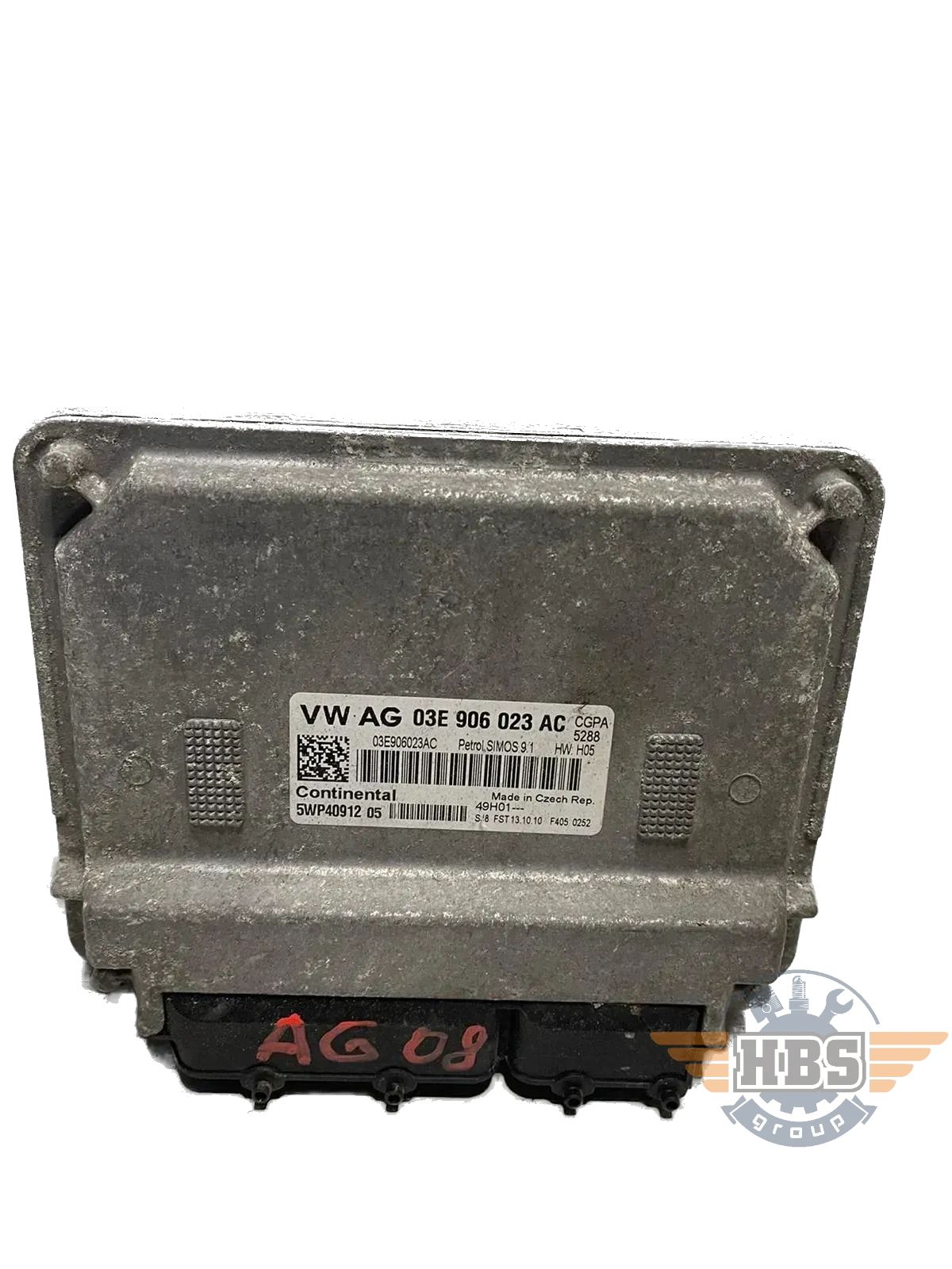 VW Skoda ECU Motorsteuergerät Steuergerät 03E906023AC 5WP40912 CGPA