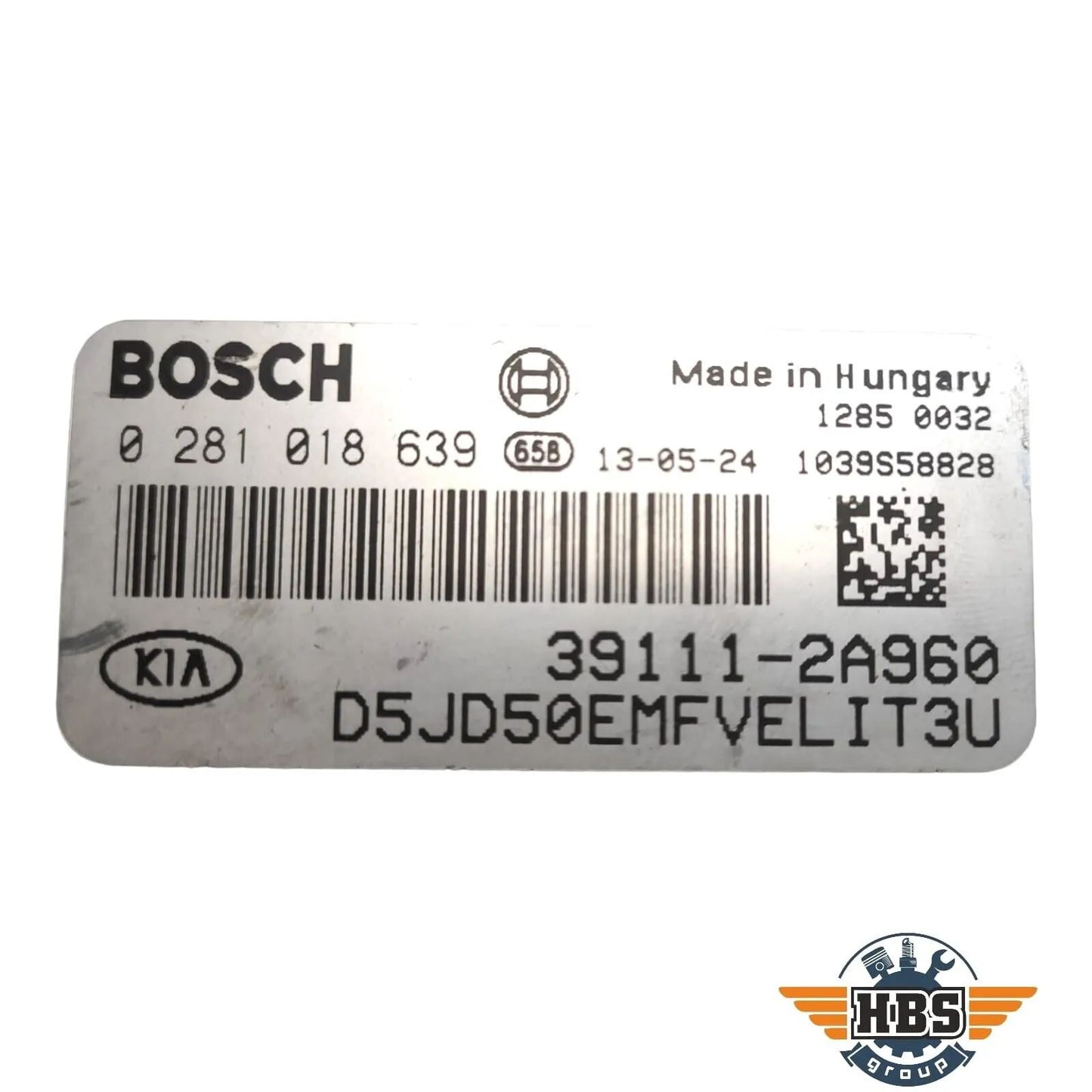 HYUNDAI ECU MOTORSTEUERGERÄT STEUERGERÄT 39111-2A960 0281018639 BOSCH