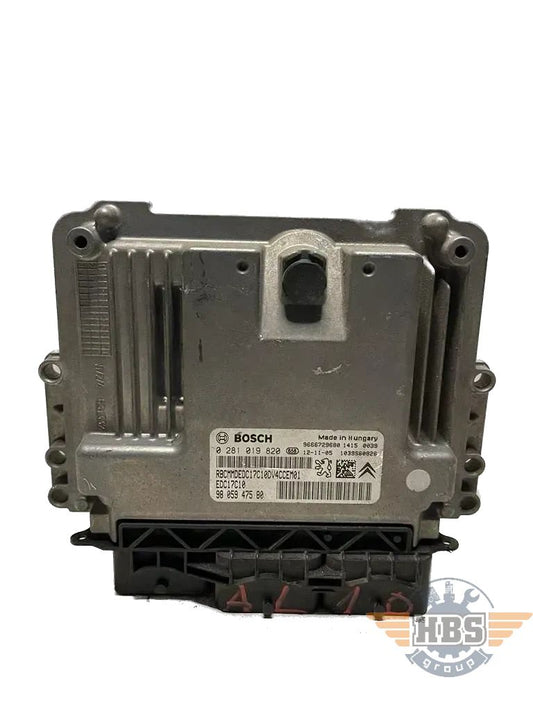 Peugeot ECU Motorsteuergerät Steuergerät 0281019820 9805947580 EDC17C10