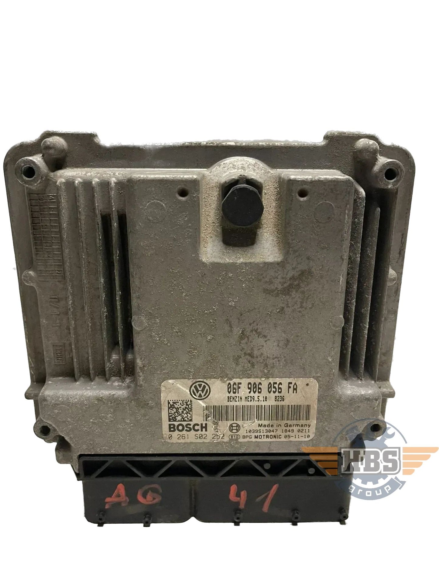 Skoda Octavia ECU Motorsteuergerät Steuergerät 06F906056FA 0261S02252 MED9.5.10