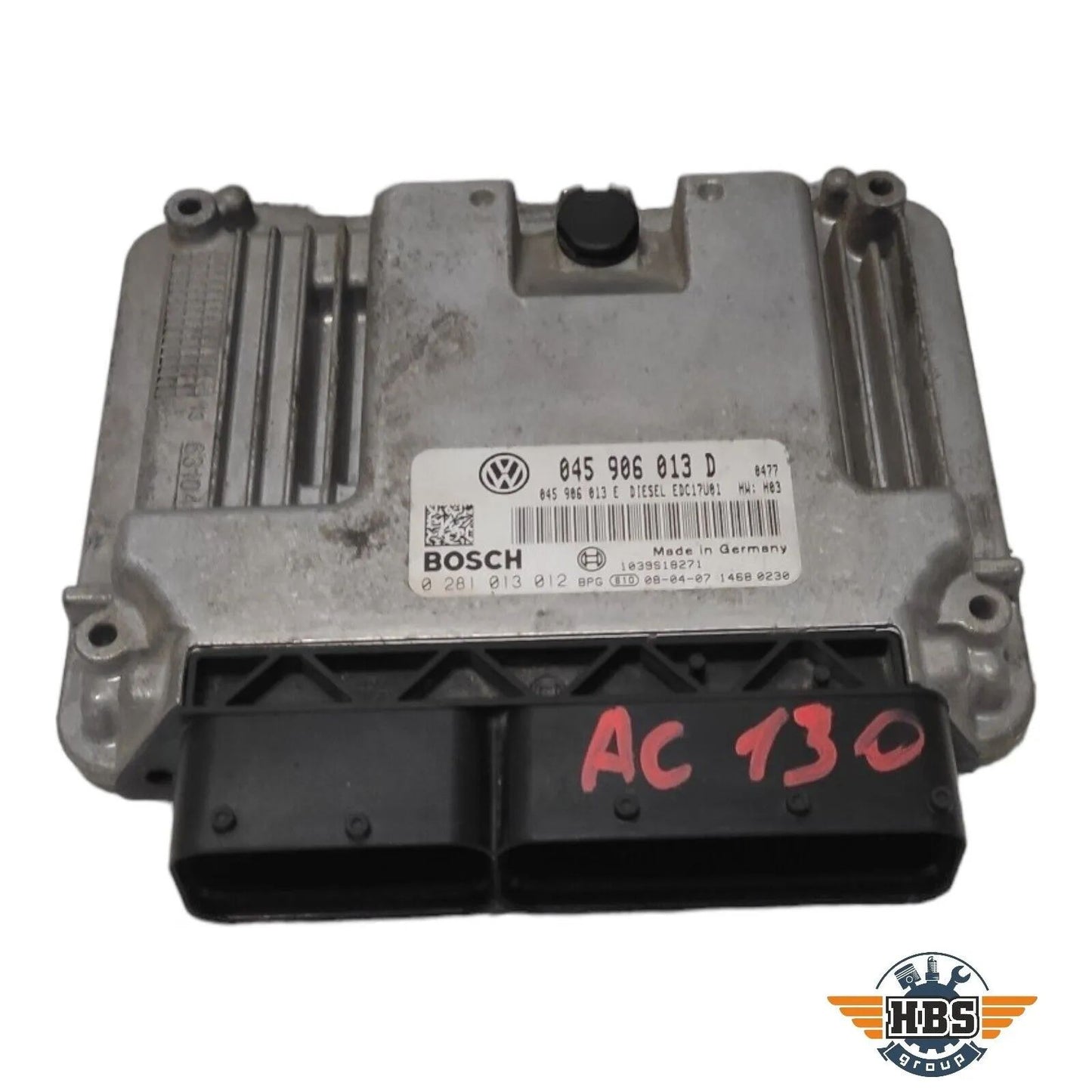 SEAT ECU MOTOR STEUERGERÄT 045906013D 0281013012 EDC17U01 BOSCH