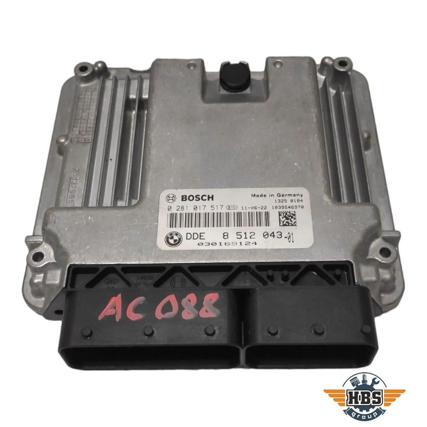 BMW ECU MOTORSTEUERGERÄT STEUERGERÄT 8512043 0281017517 BOSCH