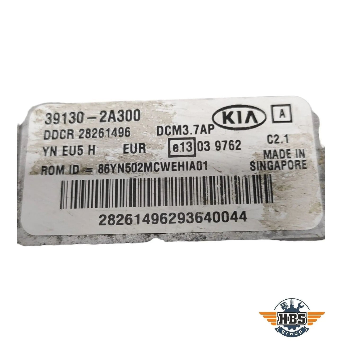 KIA ECU MOTORSTEUERGERÄT STEUERGERÄT 39130-2A300 DDCR 28261496 DCM3.7AP