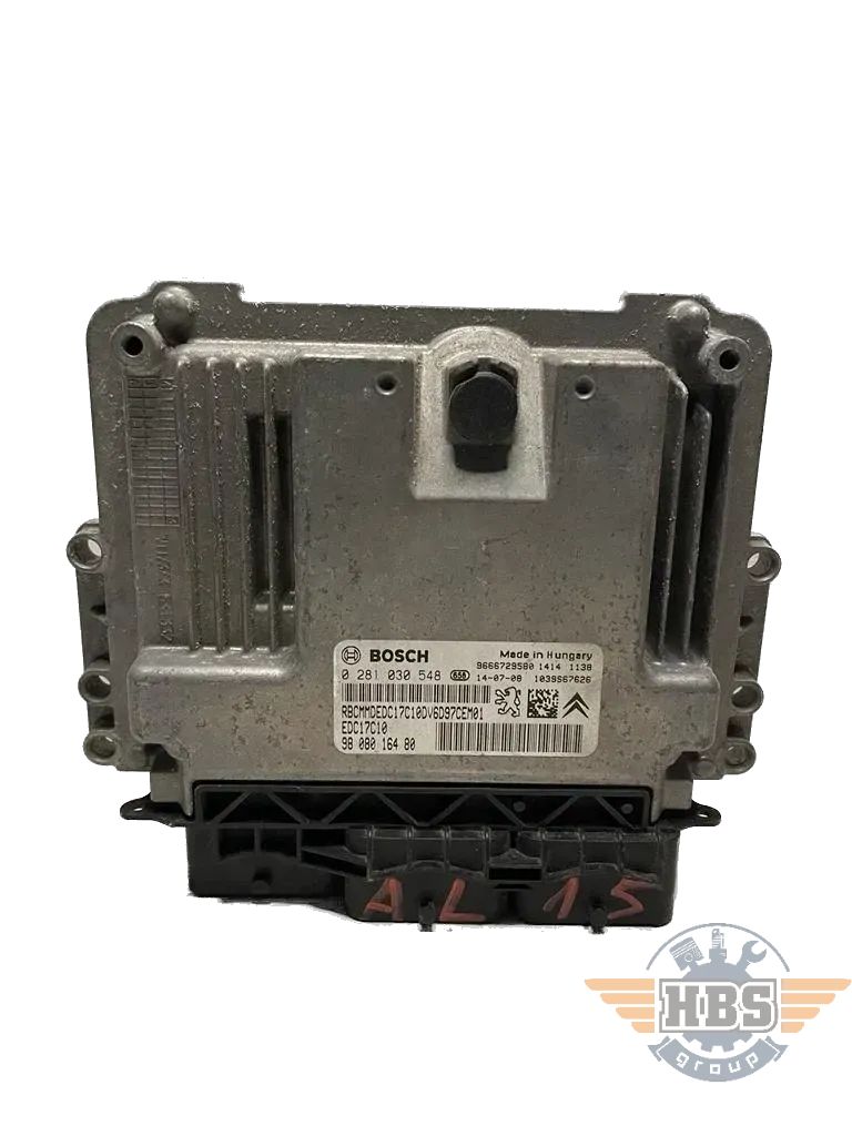 Peugeot Citroen ECU Motorsteuergerät Steuergerät 9808016480 0281030548 EDC17C10