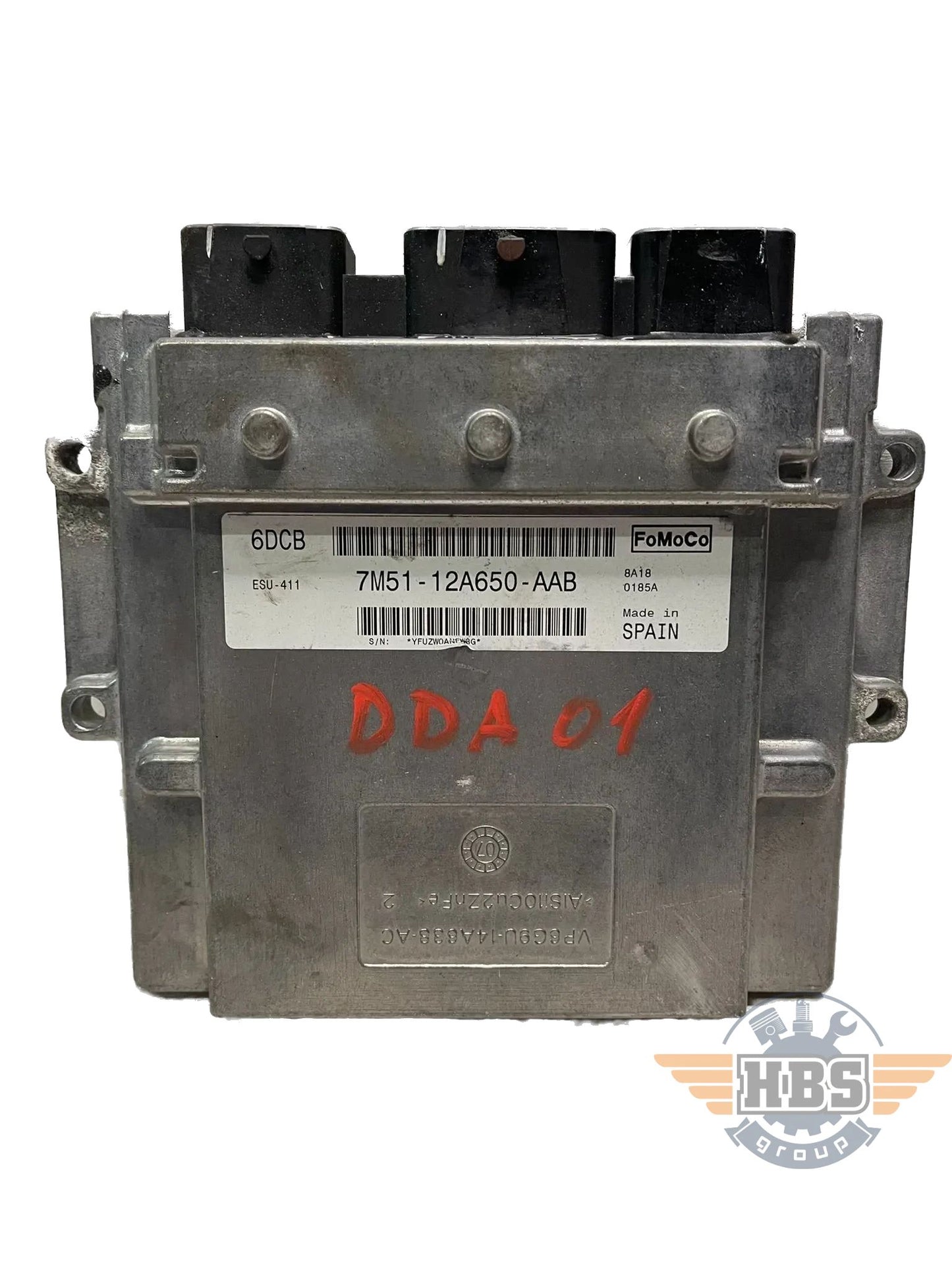 Ford Focus ECU Motorsteuergerät Steuergerät 7M51-12A650-AAB