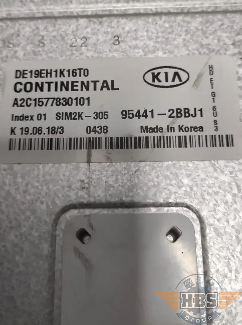 KIA NIRO ECU MOTORSTEUERGERÄT STEUERGERÄT 95441-2BBJ1 A2C1577830101 SIM2K-305