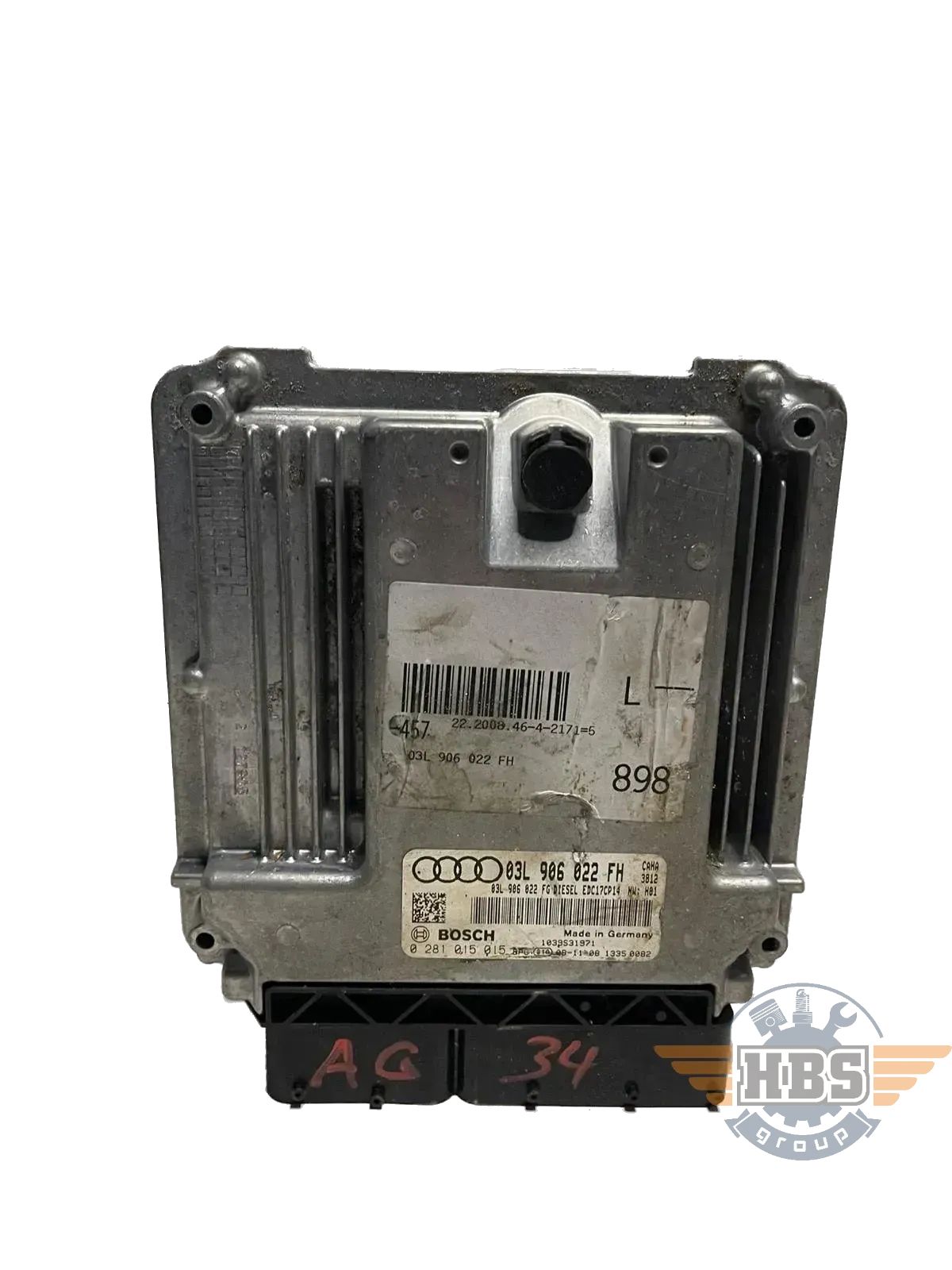 AUDI VW ECU Motorsteuergerät Steuergerät 0281015015 03L906022FH EDC17CP