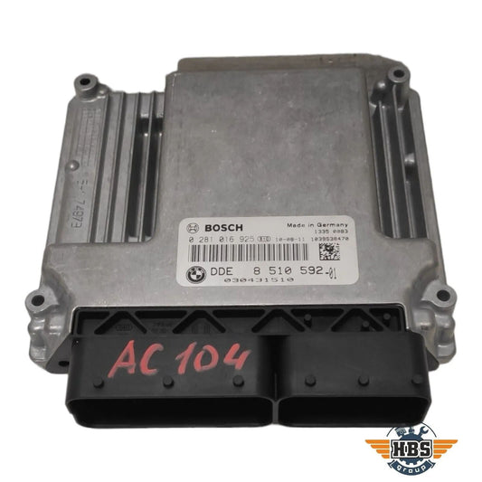 BMW ECU MOTORSTEUERGERÄT STEUERGERÄT DDE 8510592 0281016925 BOSCH