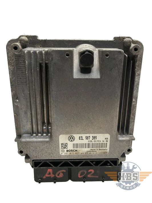 VW ECU Motorsteuergerät Steuergerät BOSCH 03L907309 0281015029 EDC17C14