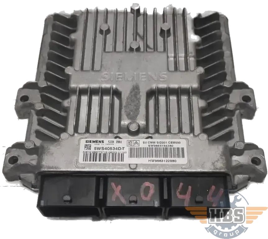 CITROEN C5 ECU MOTORSTEUERGERÄT STEUERGERÄT 9663122980 9665164380 5WS40534D-T