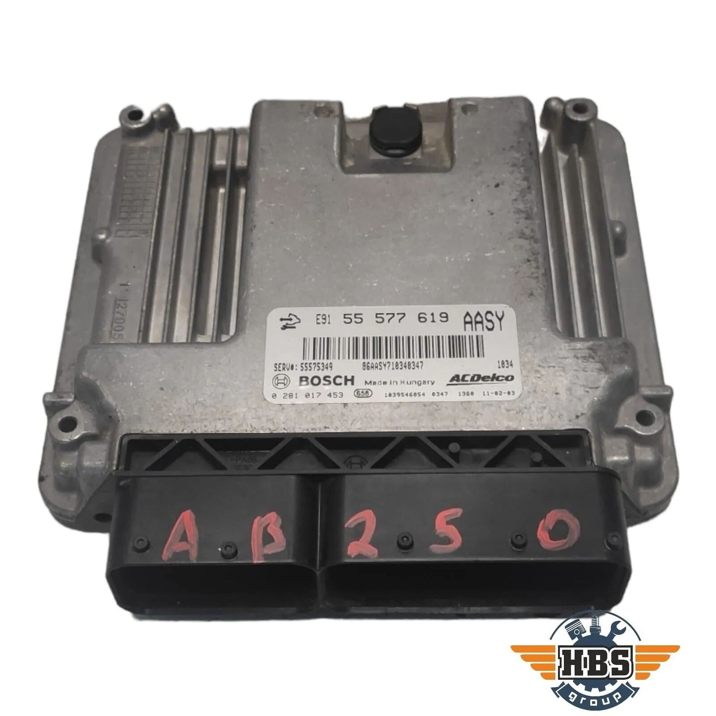 OPEL INSIGNIA ECU MOTOR STEUERGERÄT 55577619 0281017453 55575349 A20DTH BOSCH