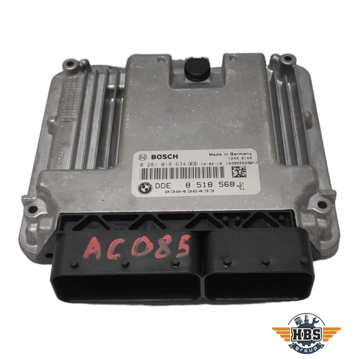 BMW F30 ECU MOTORSTEUERGERÄT STEUERGERÄT 8518568 0281018634 BOSCH