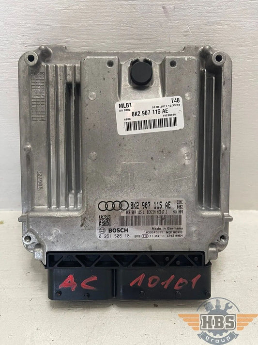 AUDI A4 2.0 TSI ECU MOTORSTEUERGERÄT 8K2907115AE 0261S06181 CDNC MED17.1 BOSCH