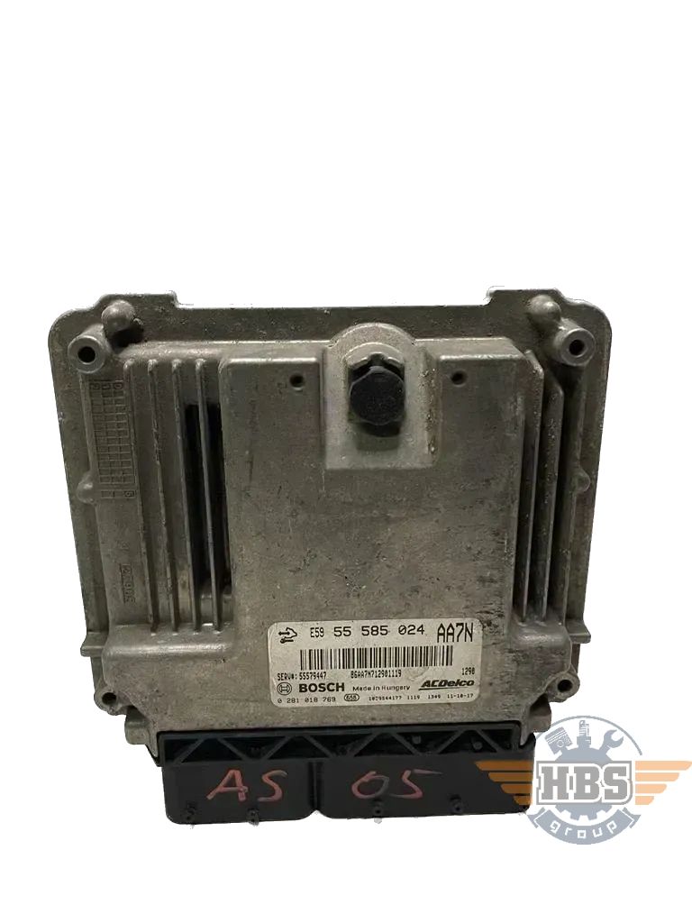 Opel Astra J ECU Motorsteuergerät Steuergerät 55585024 0281018769