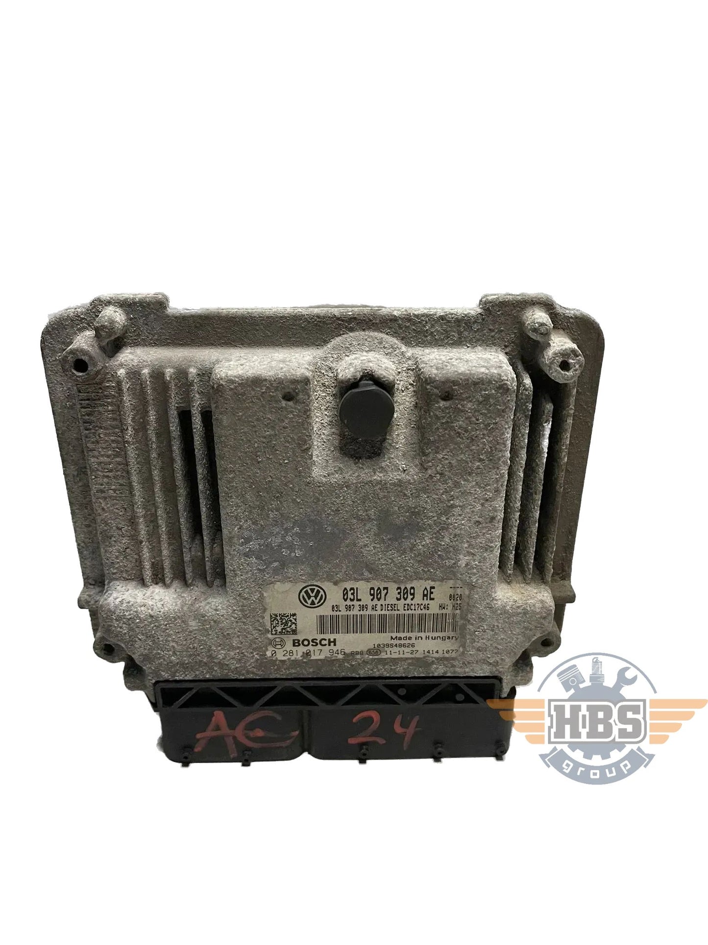 VW ECU Motorsteuergerät Steuergerät EDC17C46 03L907309AE 0281017946 BOSCH