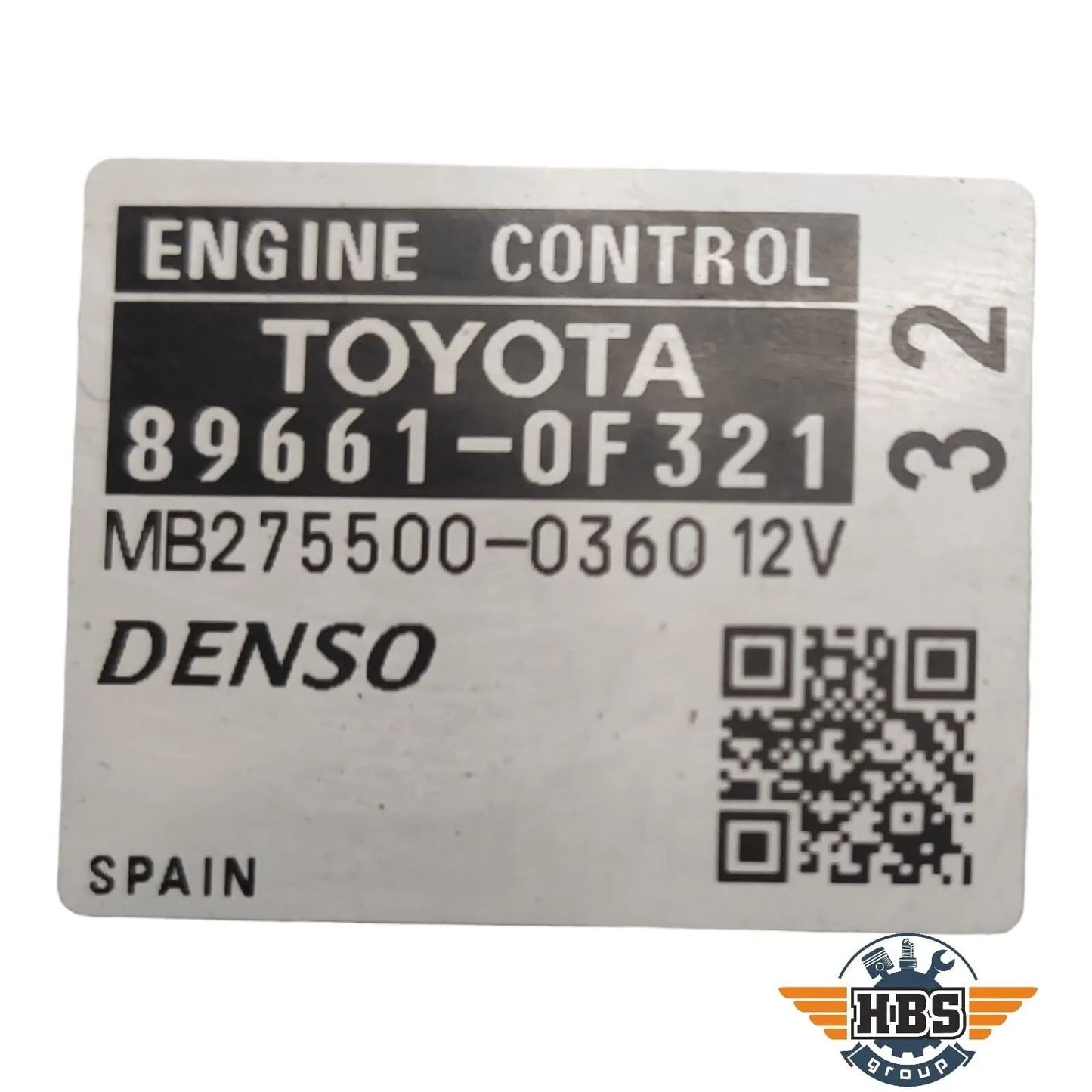 TOYOTA ECU MOTORSTEUERGERÄT STEUERGERÄT 89661-0F321 MB275500-0360 DENSO