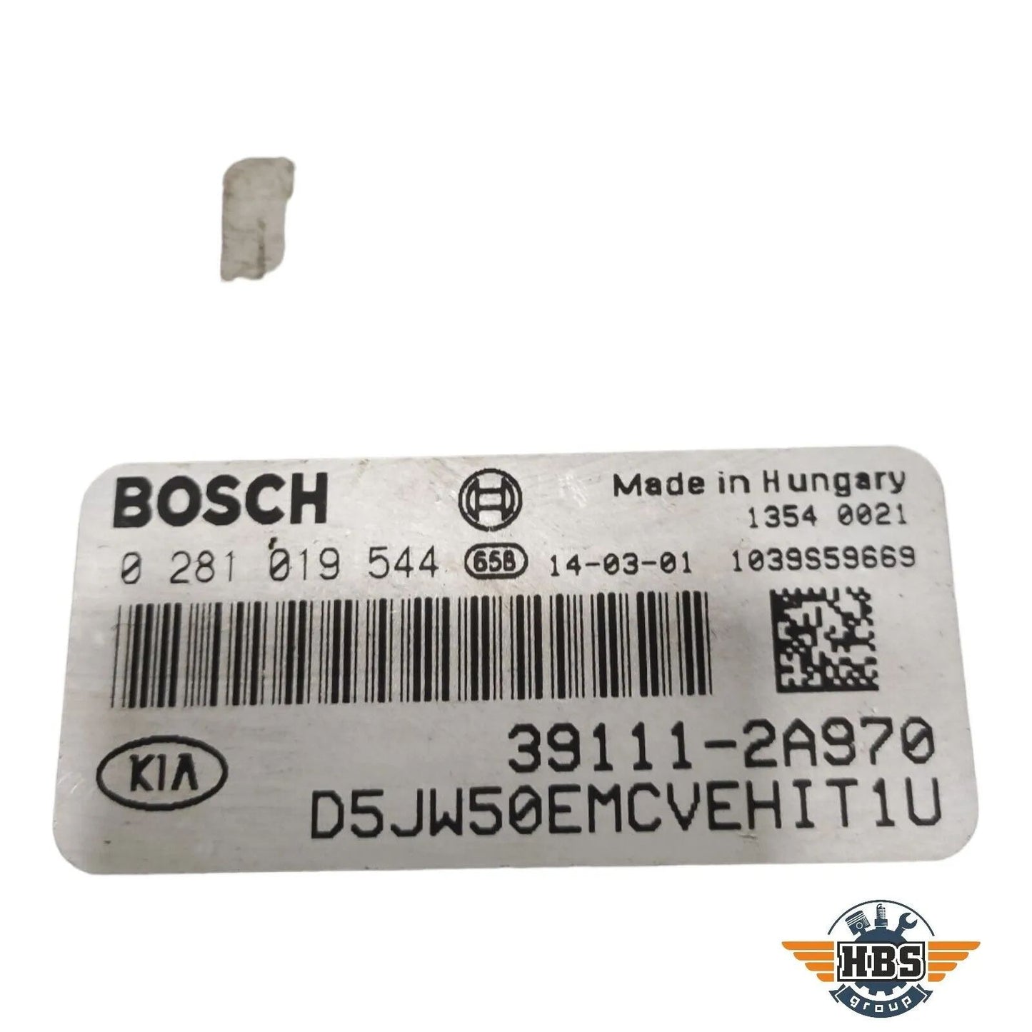 KIA CEED ECU MOTORSTEUERGERÄT STEUERGERÄT 0281019544 39111-2A970 BOSCH