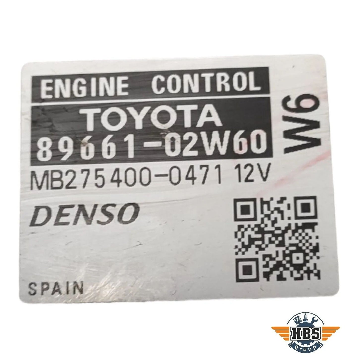 TOYOTA ECU MOTORSTEUERGERÄT STEUERGERÄT 89661-02W60 MB275400-0471 DENSO