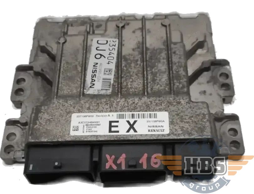 NISSAN ECU MOTORSTEUERGERÄT STEUERGERÄT 237108FW0A 237108FW00 NEC990-026 EMS3161