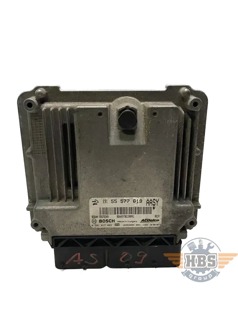 Opel Insignia Astra ECU Motorsteuergerät Steuergerät 55577619 0281017453