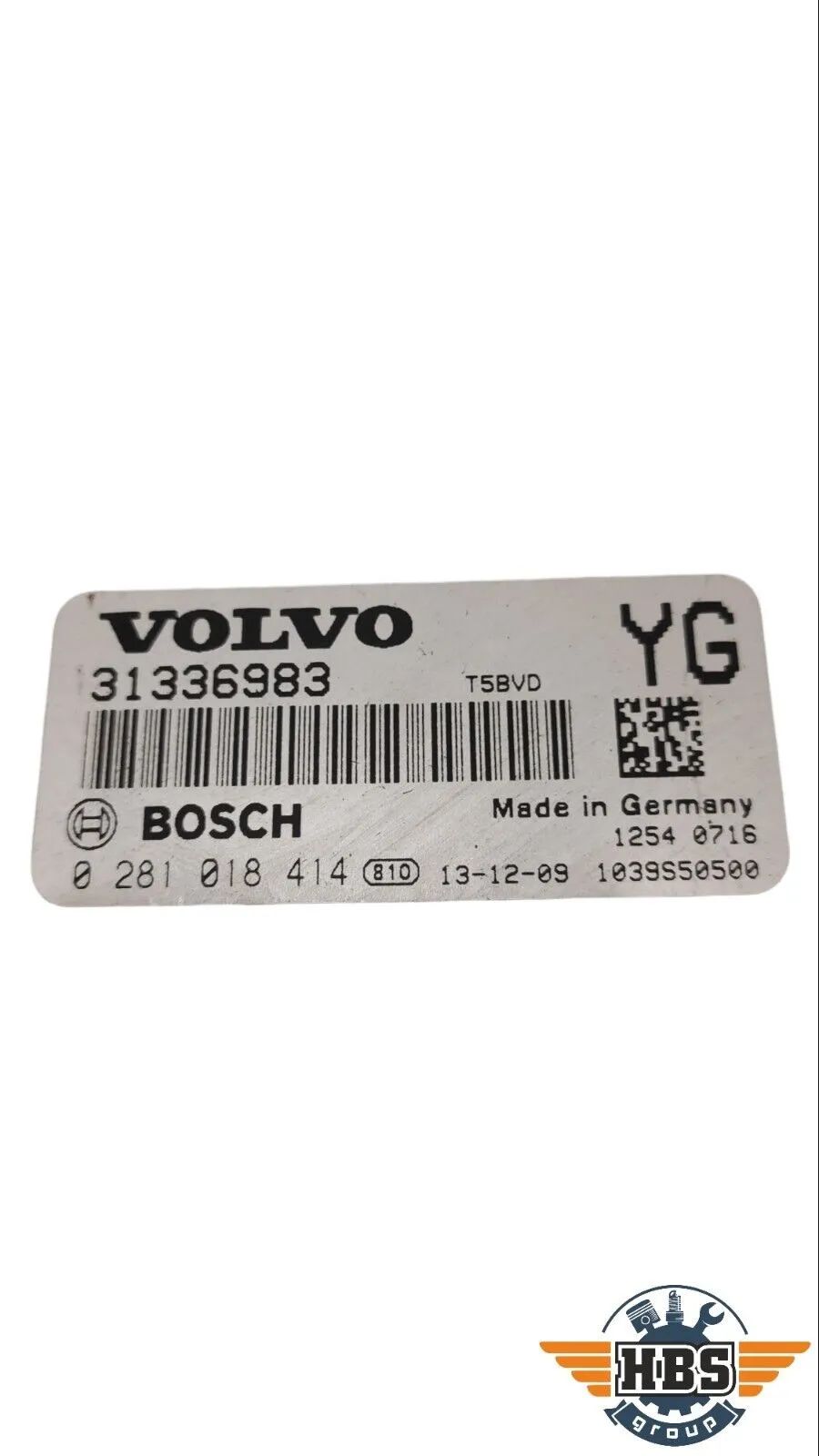 VOLVO ECU MOTORSTEUERGERÄT STEUERGERÄT 31336983 0281018414 BOSCH