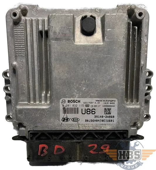 Original KIA HYUNDAI ECU Motor Steuergerät 0281032115 39140-2A860 EDC17C57