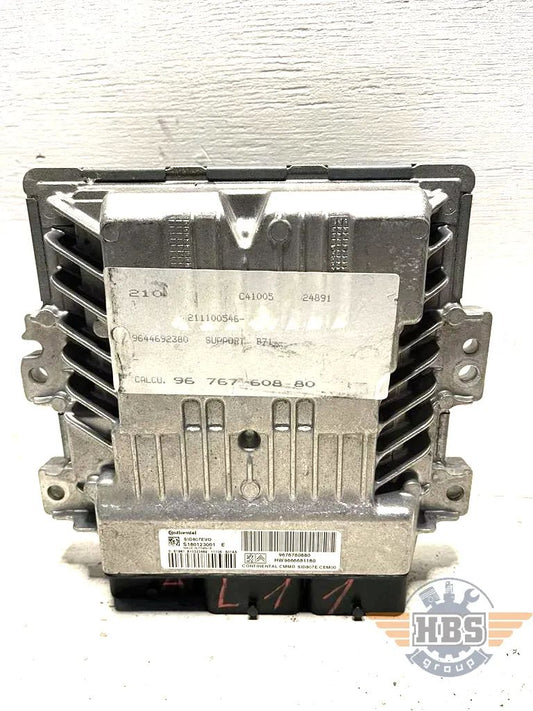 Citroen Peugeot ECU Motor Steuergerät 9666681180 9676760880 S180123001E