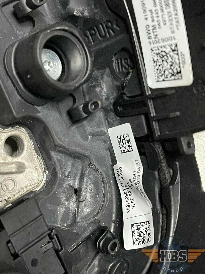 Audi A4 8W Q7 Leder Lenkrad + Airbag SRS 4MO419689 8W0880201AD