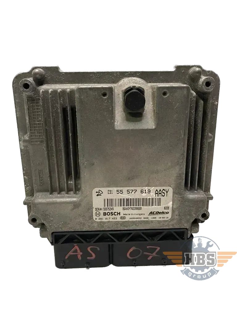 Opel Insignia Astra ECU Motorsteuergerät Steuergerät 55577619 0281017453