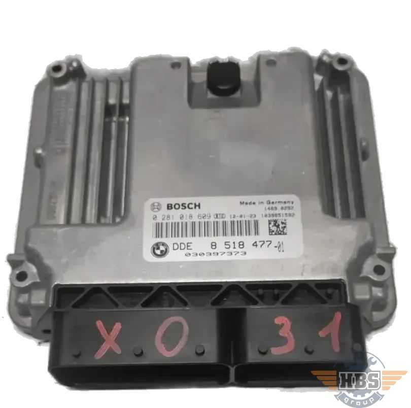 BMW ECU MOTORSTEUERGERÄT STEUERGERÄT DDE 8518477 0281018609 BOSCH