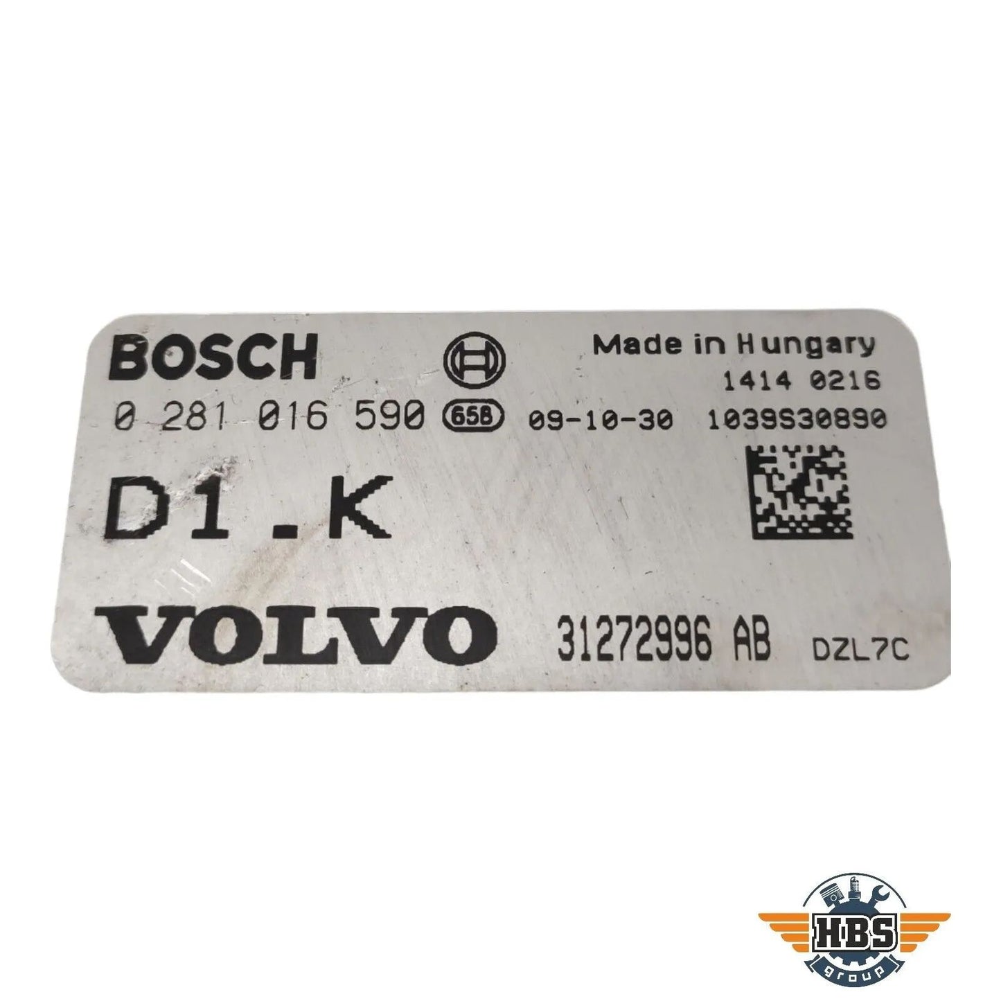 VOLVO ECU MOTORSTEUERGERÄT STEUERGERÄT 31272996 AB 0281016590 BOSCH