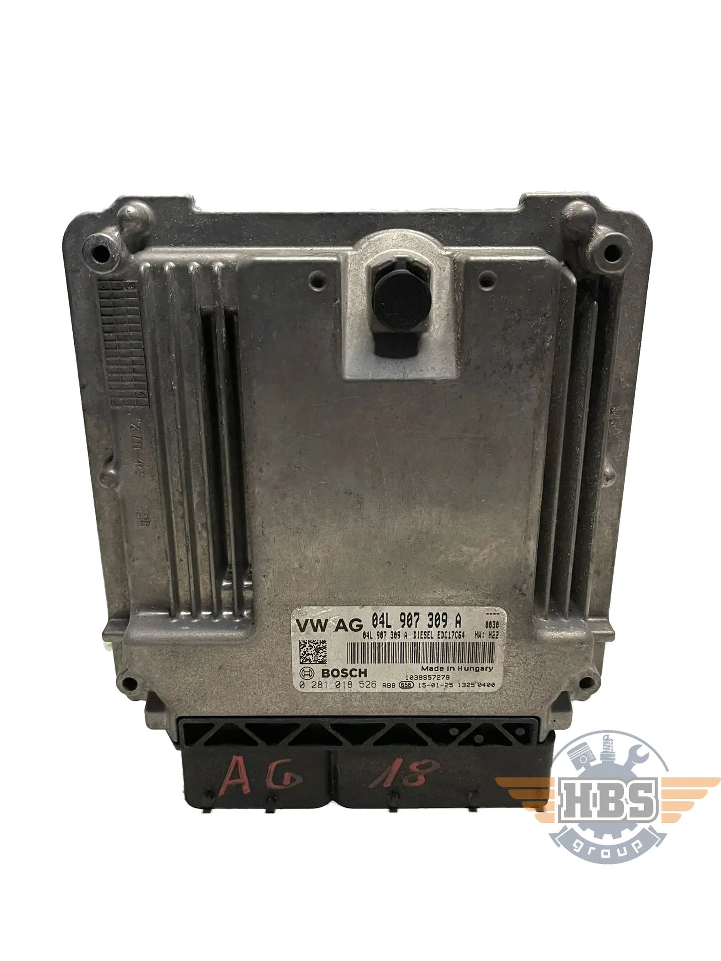 VW ECU Motorsteuergerät Steuergerät BOSCH 04L907309A 0281018526 EDC17C64