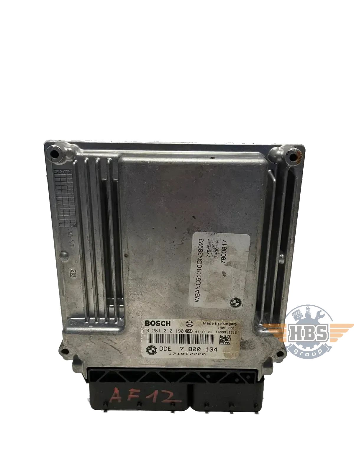 BMW E60 E61 ECU Motorsteuergerät Steuergerät BOSCH 0281012190 DDE 7800134