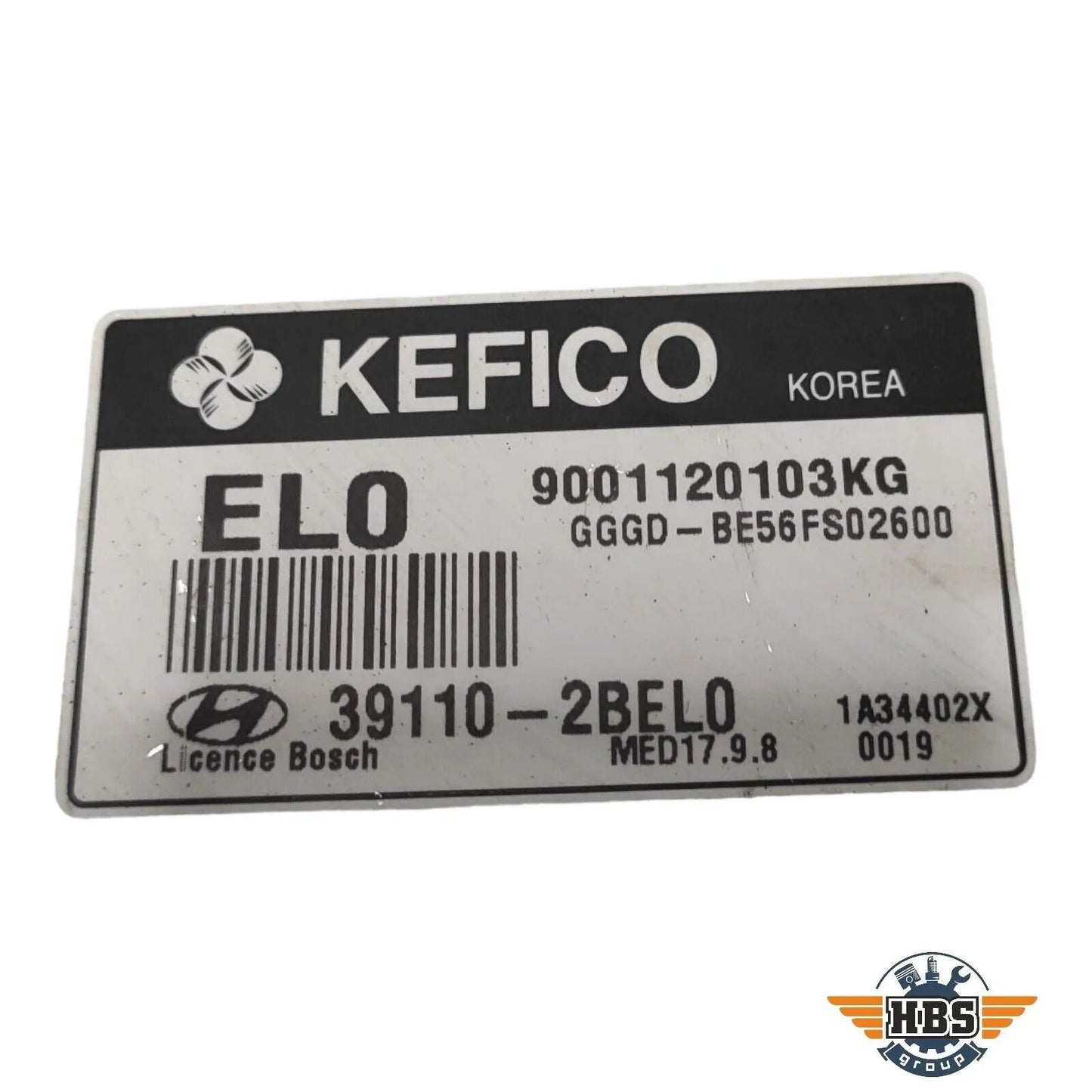 HYUNDAI ECU MOTORSTEUERGERÄT STEUERGERÄT 39110-2BEL0 9001120103KG KEFICO