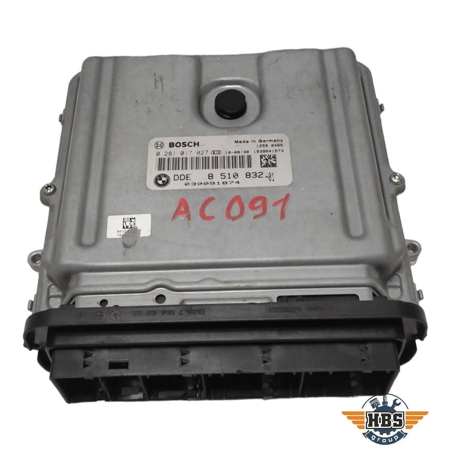 BMW ECU MOTORSTEUERGERÄT STEUERGERÄT DDE 8510832 0281017027 BOSCH