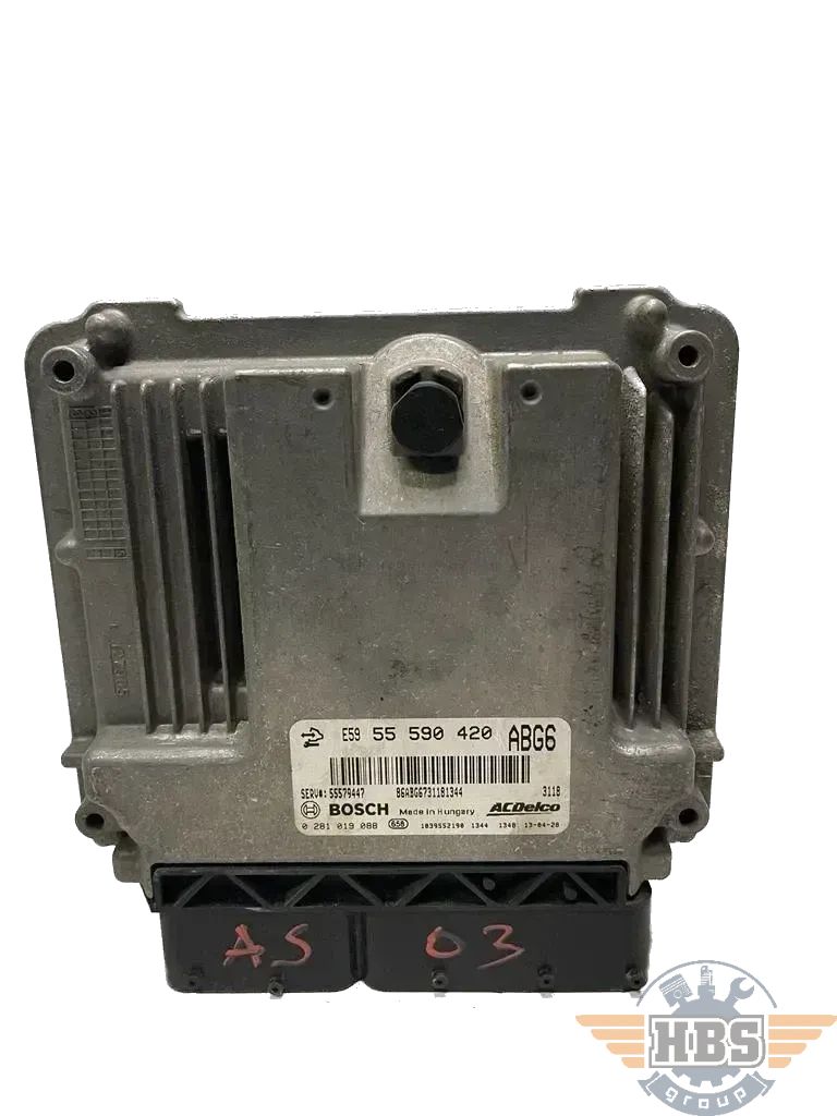 Opel Zafira ECU Motorsteuergerät Steuergerät 55590420 0281019088