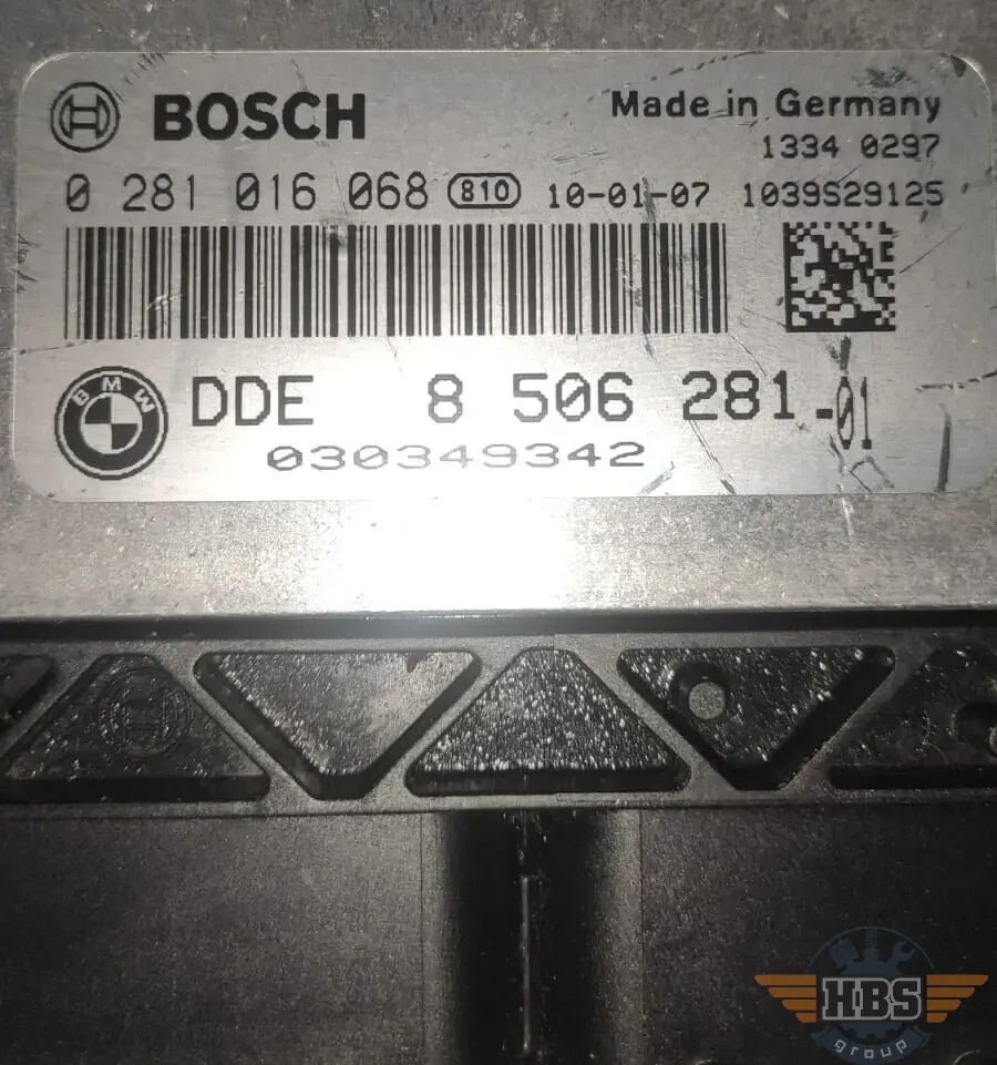 BMW ECU MOTORSTEUERGERÄT STEUERGERÄT DDE 8506281 0281016068