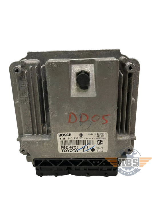 Toyota Auris ECU Motorsteuergerät Steuergerät 89661-02Y10 0281017097 1ND-TV