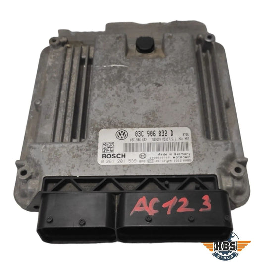 VW ECU MOTOR STEUERGERÄT 03C906032D 0261201539 MED17.5.1 BOSCH