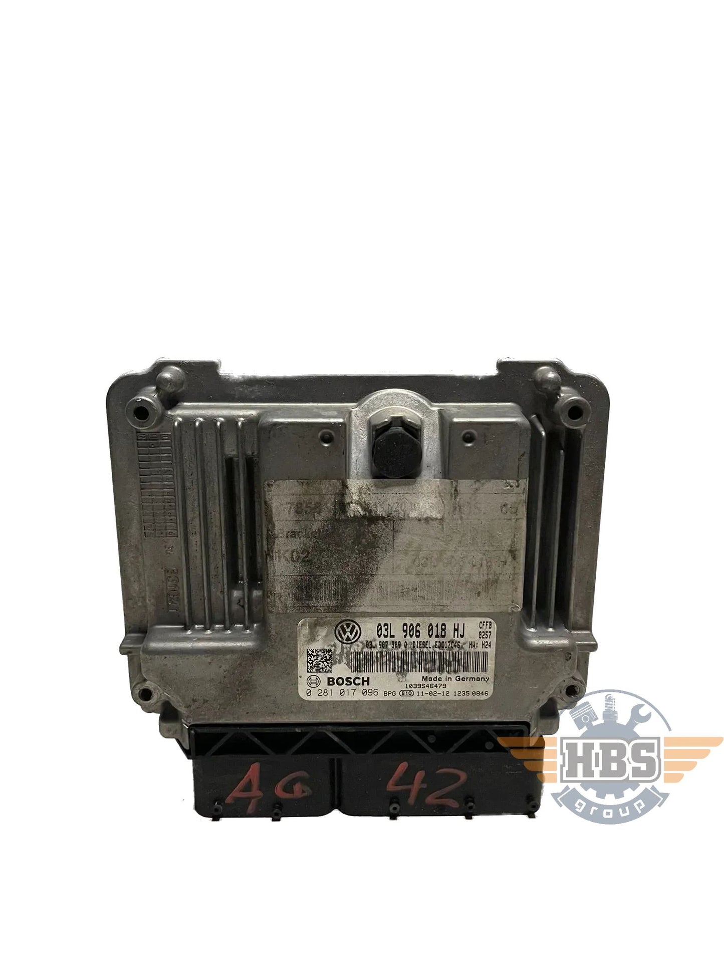 VW ECU Motorsteuergerät Steuergerät CFFB 03L906018HJ 0281017096 EDC17C46