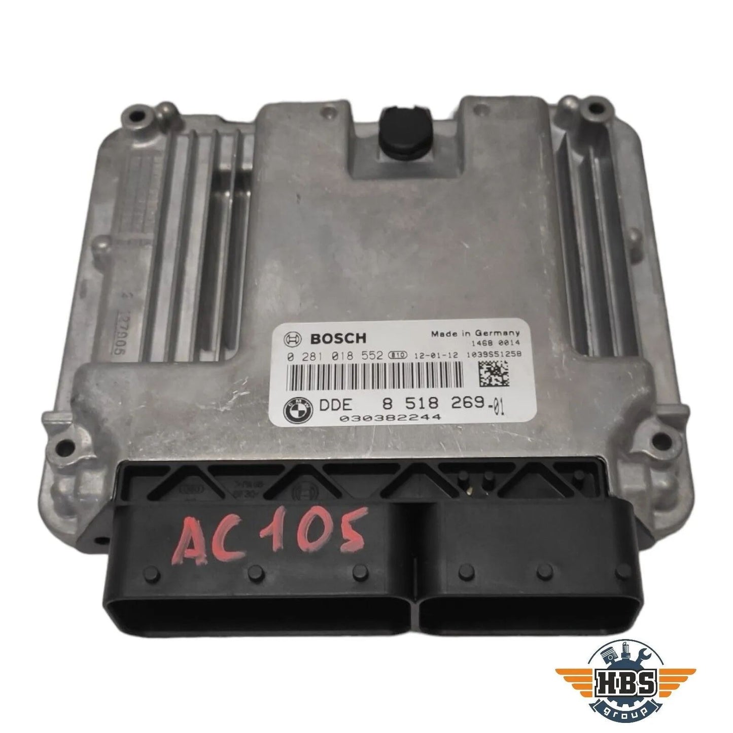 BMW ECU MOTORSTEUERGERÄT STEUERGERÄT DDE 8518269 0281018552 BOSCH