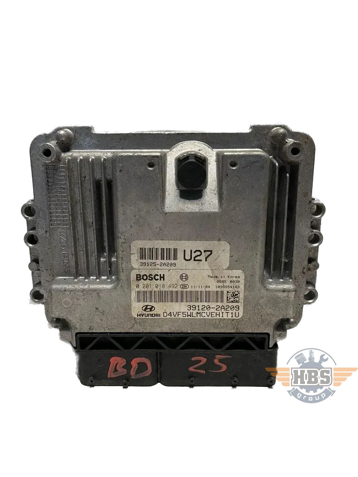 Hyundai ECU Motorsteuergerät Steuergerät BOSCH Vorne 0281018492 39120-2A209