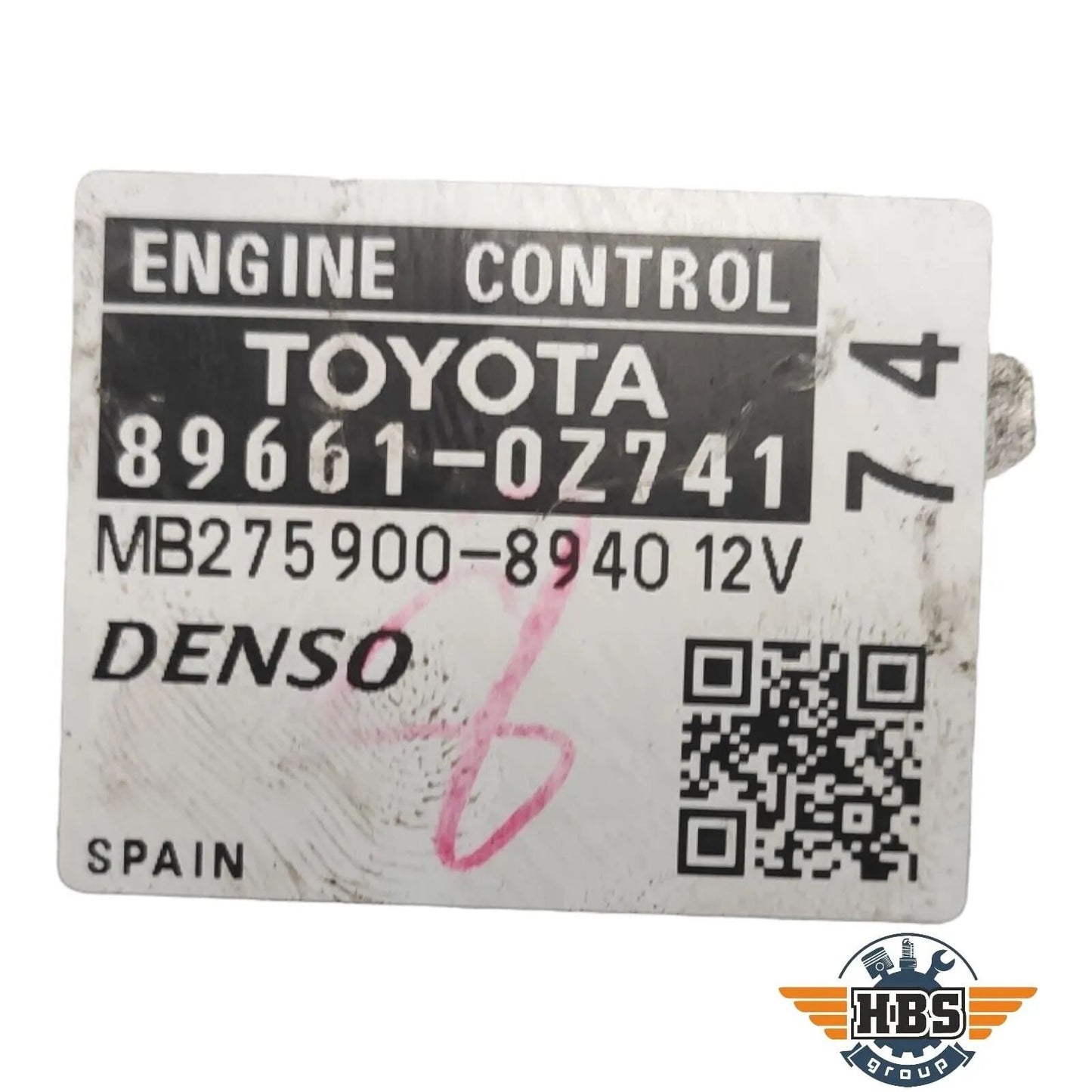 TOYOTA ECU MOTORSTEUERGERÄT STEUERGERÄT 89661-0Z741 MB275900-8940 DENSO